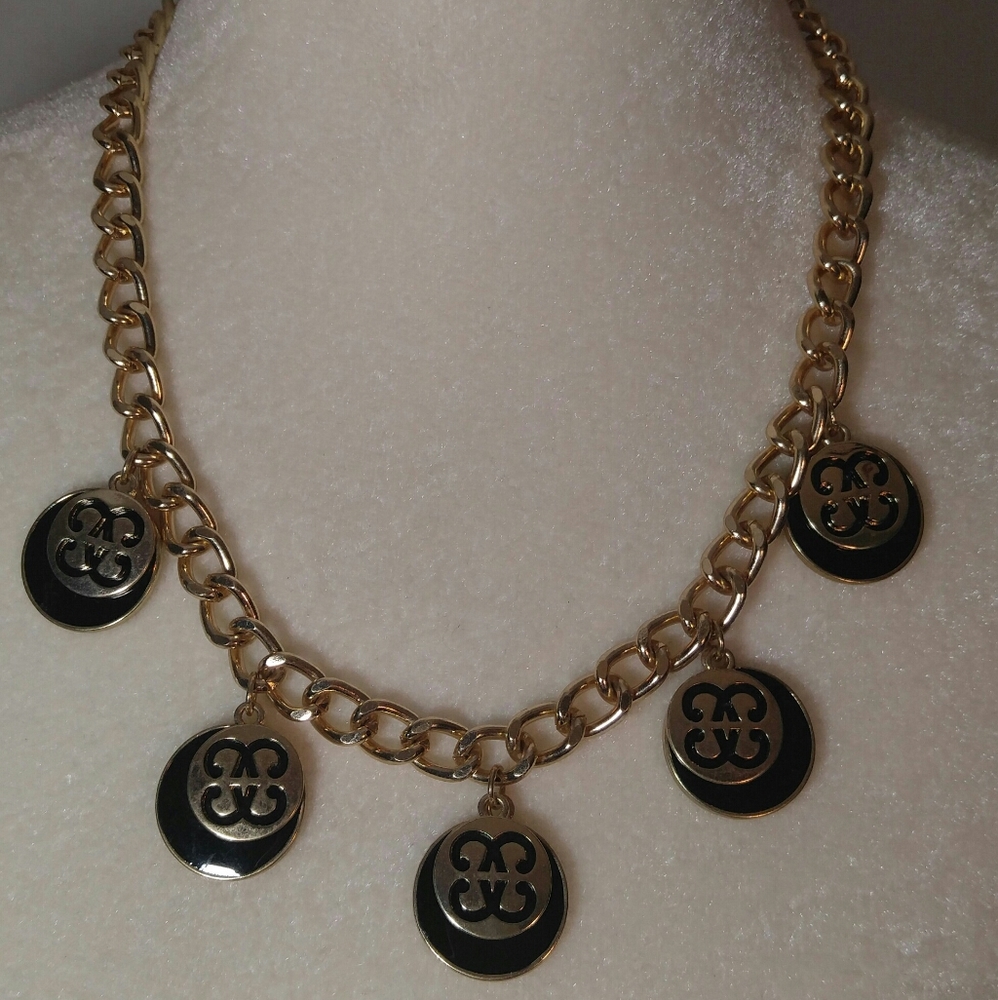 Fashion Gold and Black Necklace